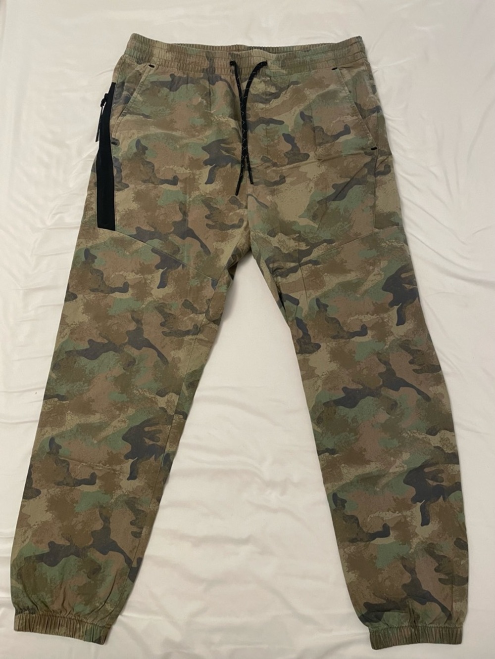 American Eagle Camo Jogger Pants - Men's Olive Camo
